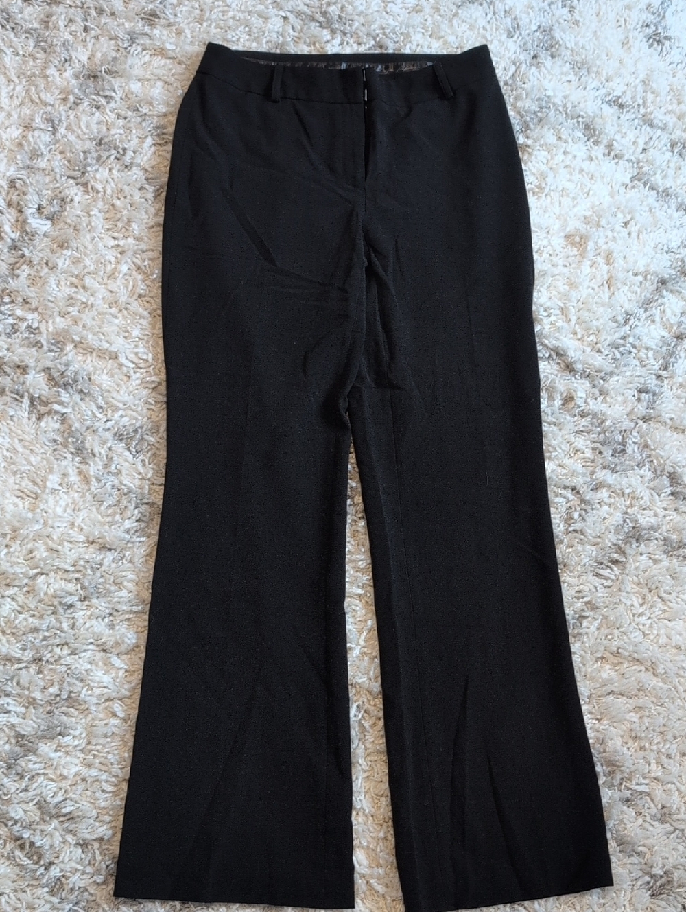 Women's Black Boot Cut Dress Pants, Size 4